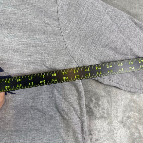 Quiksilver Big Logo grey streetwear surfwear pullover hoodie mens Large - Picture 11 of 12